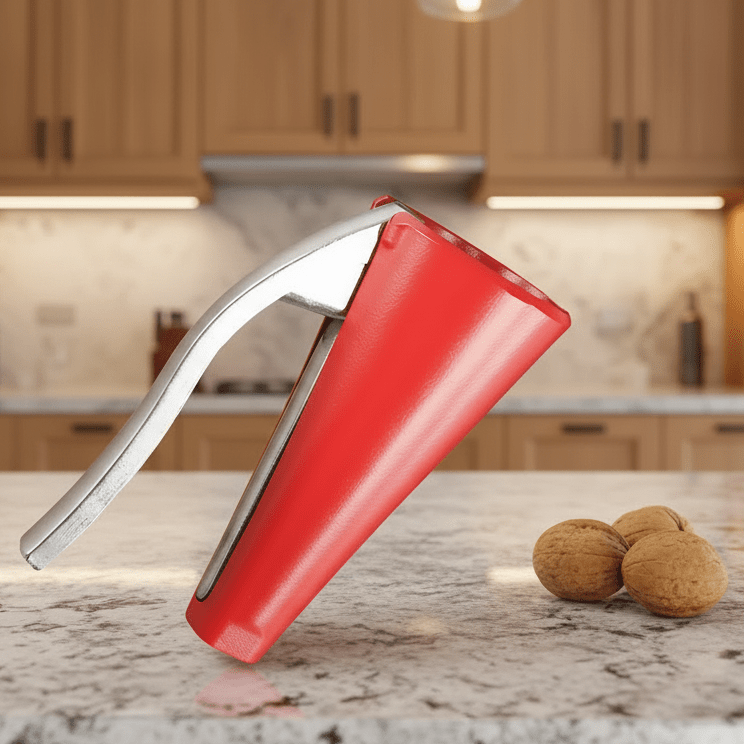 Effortless Nutcracker with Lever Mechanism - Durable Aluminum Alloy Design 0