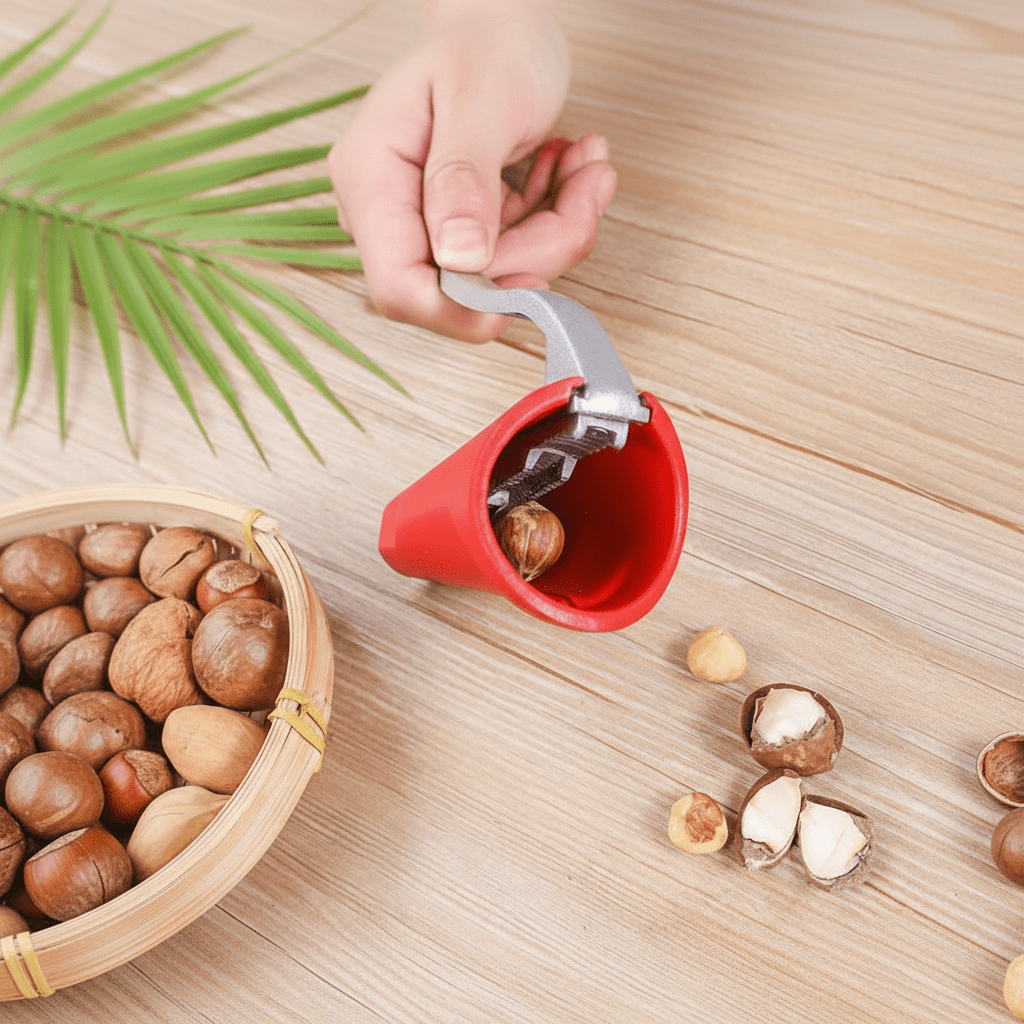 Effortless Nutcracker with Lever Mechanism - Durable Aluminum Alloy Design 7