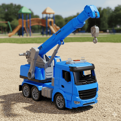 CraneMax Junior – Jouet Grue de Construction avec Lumières et Sons