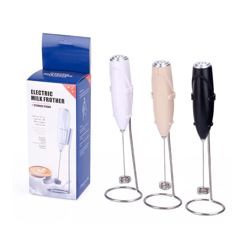 CreamCraft – Mousseur à lait électrique et fouet à œufs pour café et cuisine
