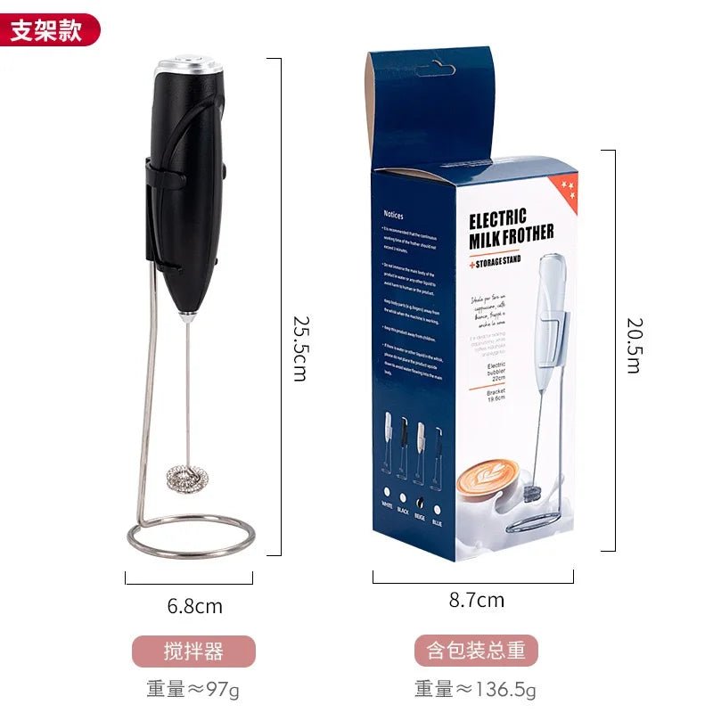 CreamCraft – Mousseur à lait électrique et fouet à œufs pour café et cuisine