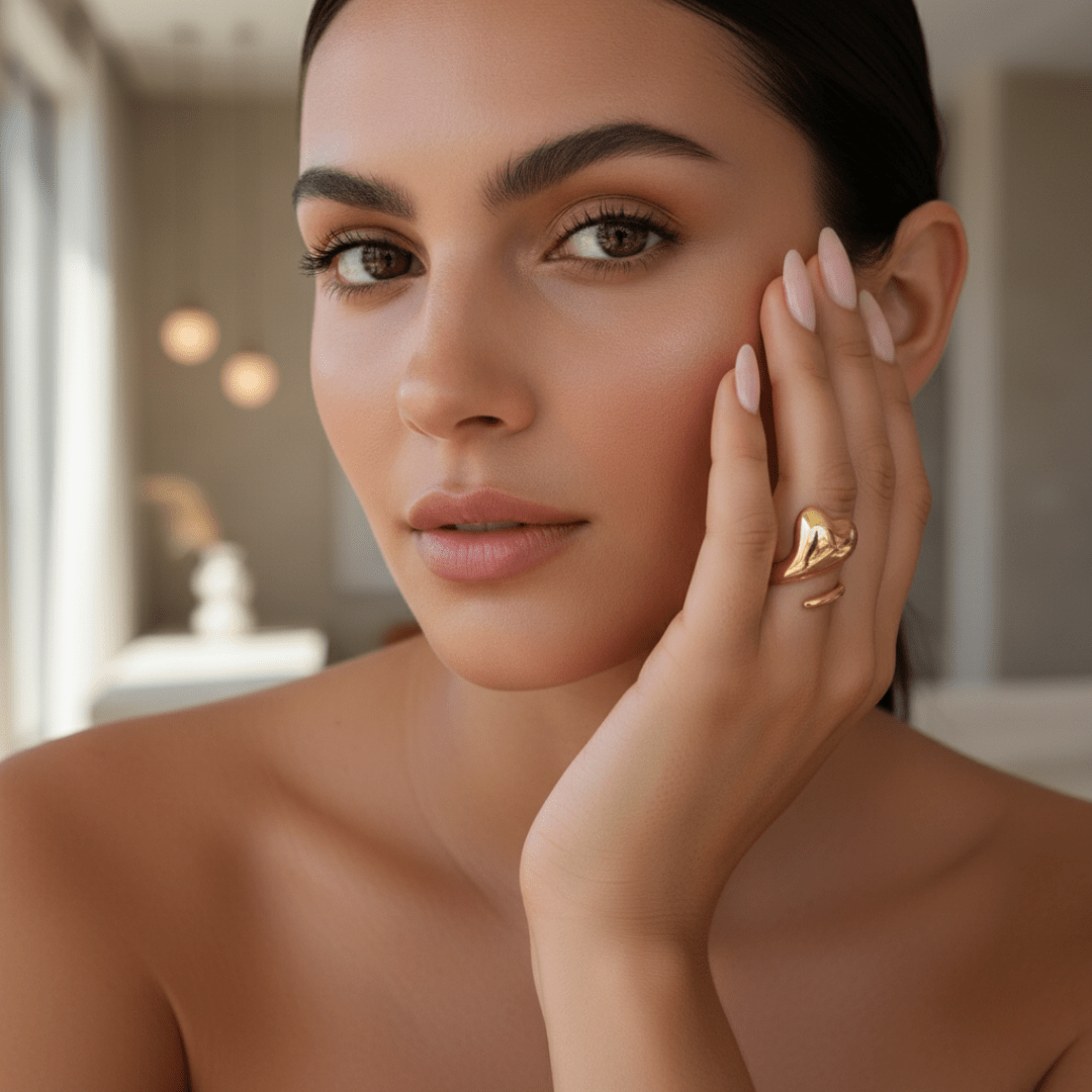 Cresting Wave Gouden Zilveren Ring