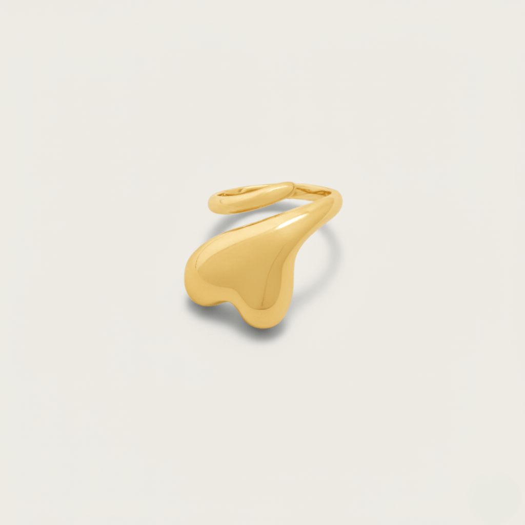 Cresting Wave Gouden Zilveren Ring