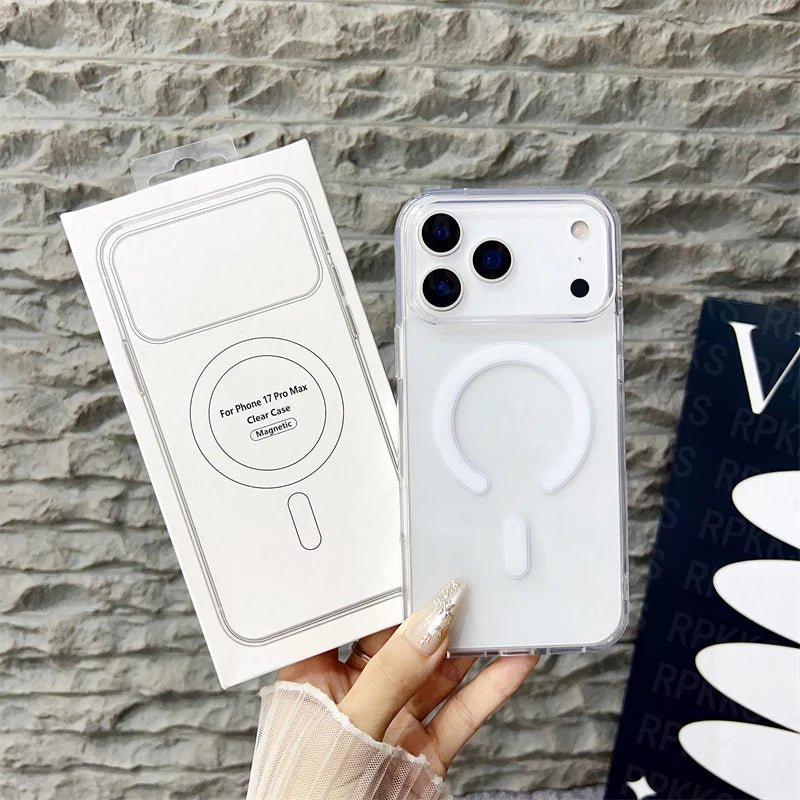 MagSafe Compatible Clear iPhone Case for iPhone 11 to 17 Series - Durable Protection 0