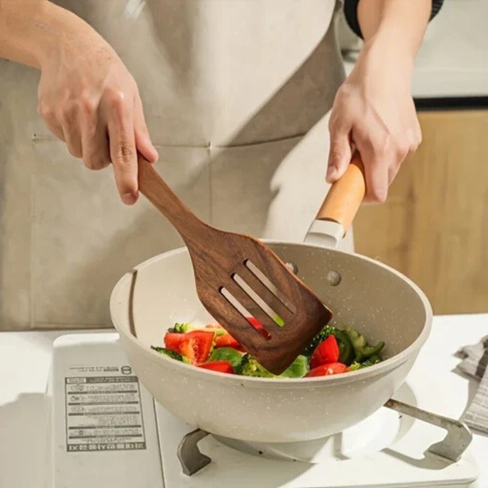  Culinawood Premium wooden cooking utensils set - high quality & sustainable for your kitchen-6