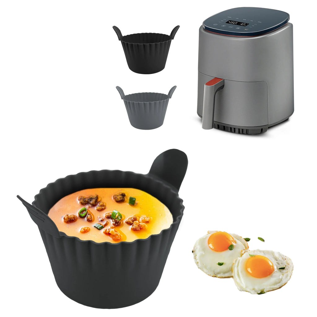 CUPBAKE – Set di 6 Portauova in Silicone Premium, Antiaderenti e Riutilizzabili