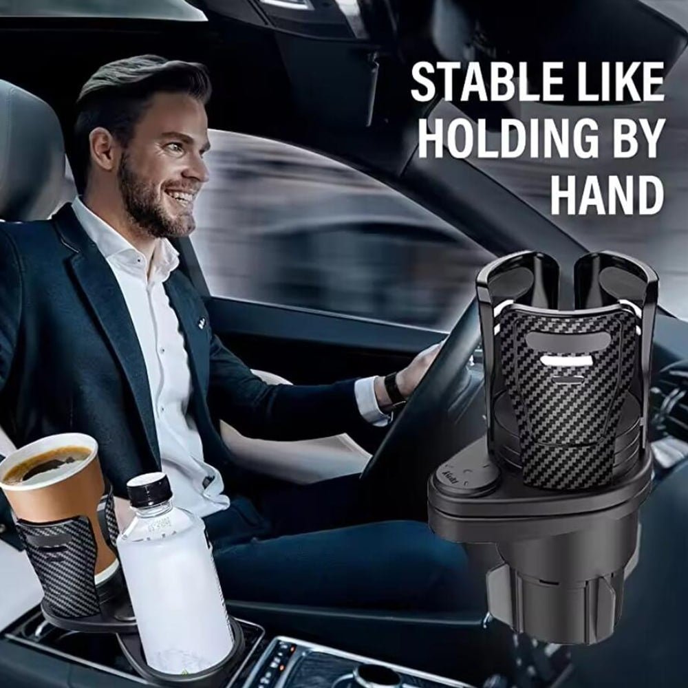 Cupswivel-360 ° rotatable car cup holder for double drinks 4