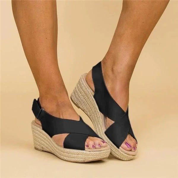 CuraSole – Orthopedic Wedge Sandals for Comfort & Style
