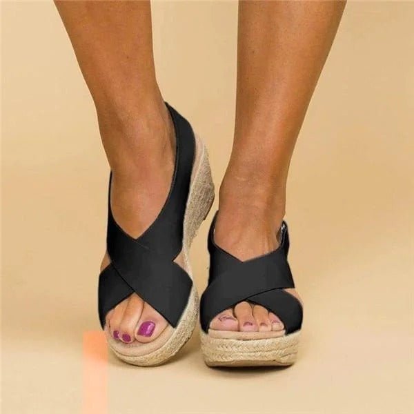 CuraSole – Orthopedic Wedge Sandals for Comfort & Style