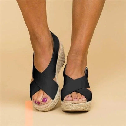 CuraSole – Orthopedic Wedge Sandals for Comfort & Style