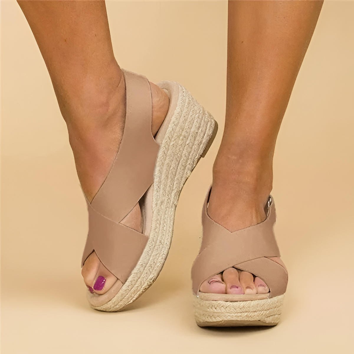 CuraSole – Sandales orthopédiques compensées pour confort et style