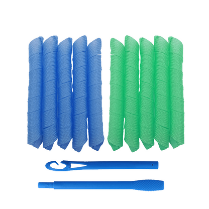 CURLIQUE – Rizador de cabello en espiral DIY para rizos sin esfuerzo y sin calor