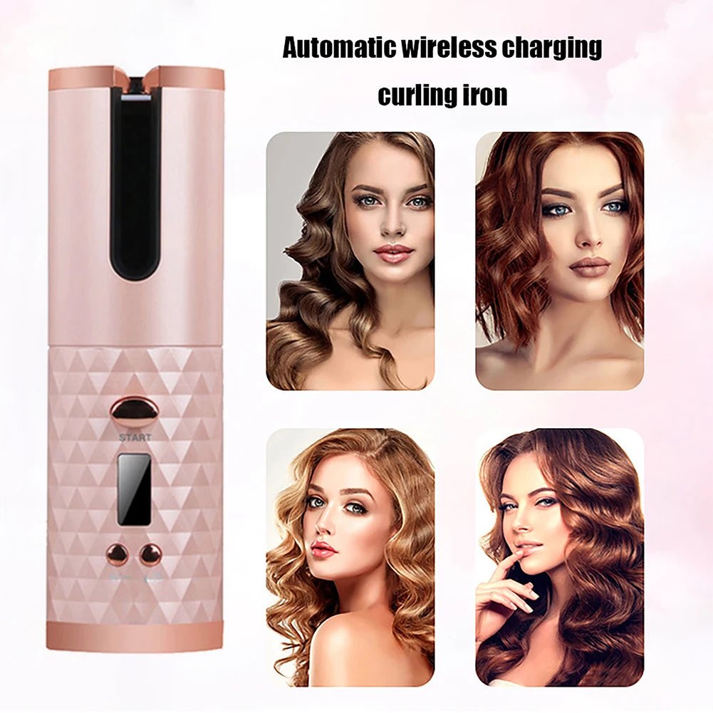 CURLMASTER – Wireless Automatic Curling Iron for Effortless Curls Anywhere