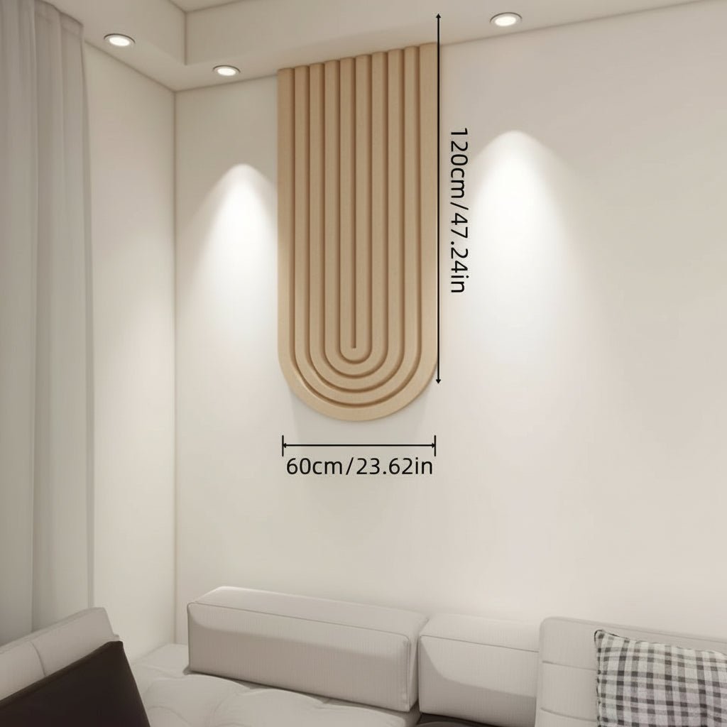 FELTWAVE – Curved Felt Pin Board for Stylish Wall Decor & Organization 7