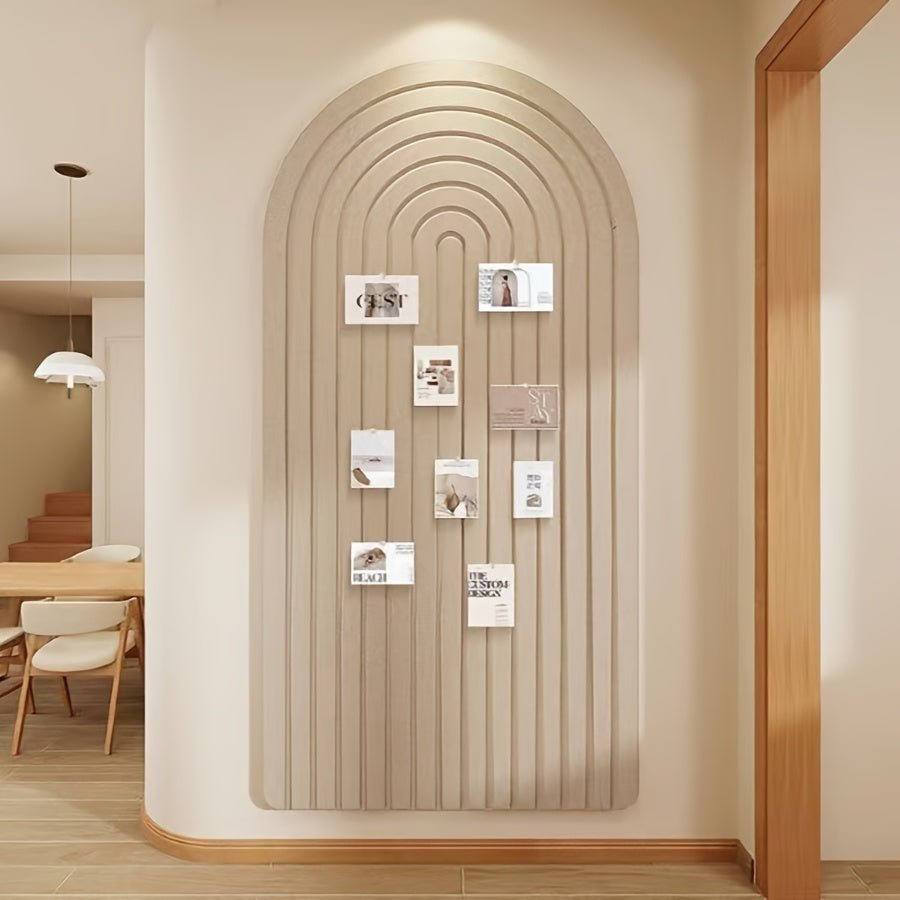FELTWAVE – Curved Felt Pin Board for Stylish Wall Decor & Organization 2
