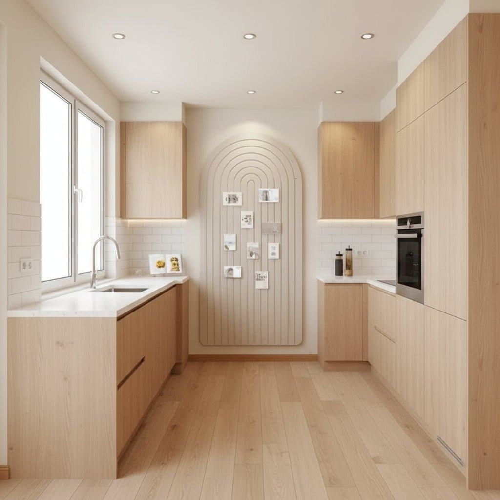 FELTWAVE – Curved Felt Pin Board for Stylish Wall Decor & Organization 3