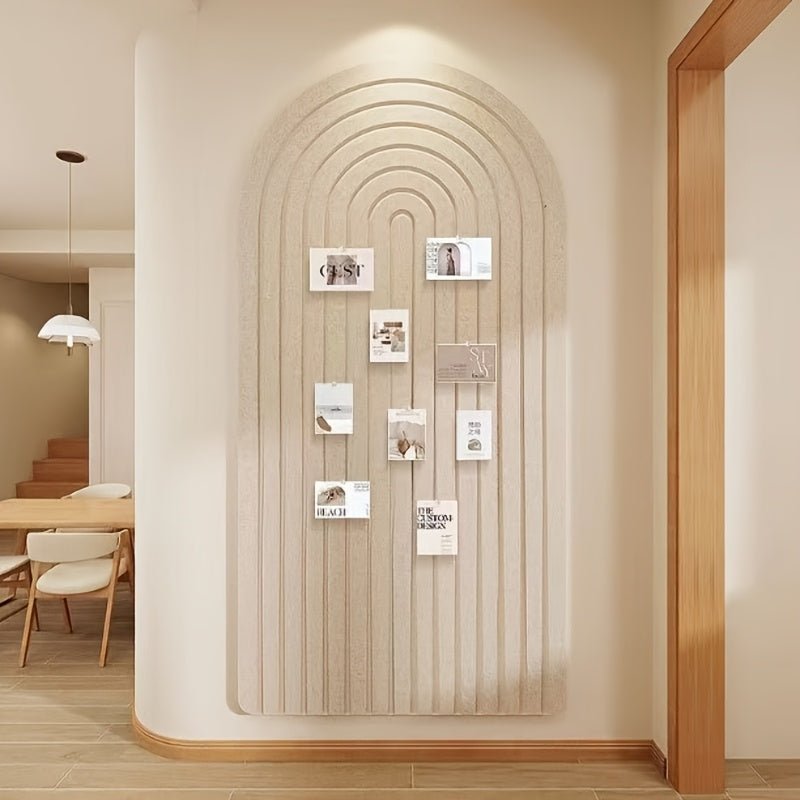 FELTWAVE – Curved Felt Pin Board for Stylish Wall Decor & Organization 4