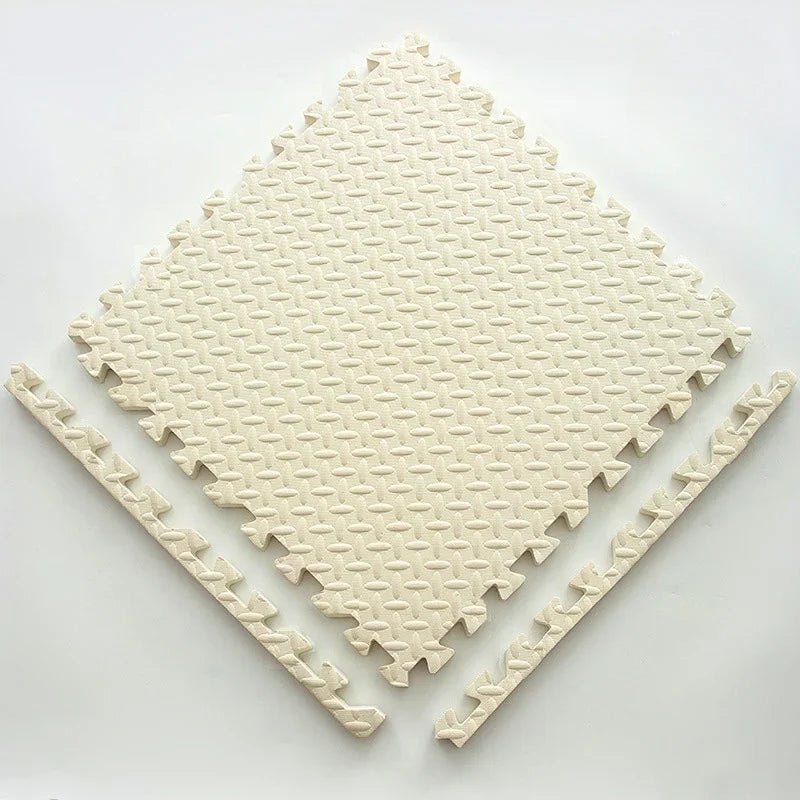 Cushioplay Baby Mat - tapis de jeu souple avec 12 pièces de puzzle - absorbant les chocs et non toxique pour ramper et jouer