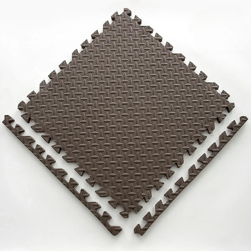 Cushioplay Baby Mat - tapis de jeu souple avec 12 pièces de puzzle - absorbant les chocs et non toxique pour ramper et jouer