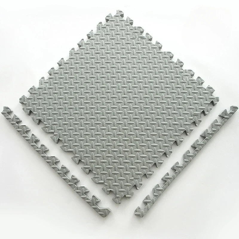 Cushioplay Baby Mat - tapis de jeu souple avec 12 pièces de puzzle - absorbant les chocs et non toxique pour ramper et jouer