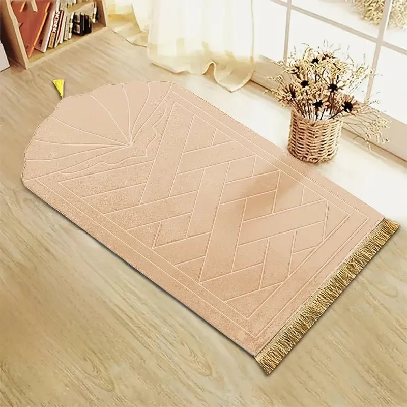 ComfortMat - Thickened Sponge Prayer Mat with Tassels for Home & Travel 8