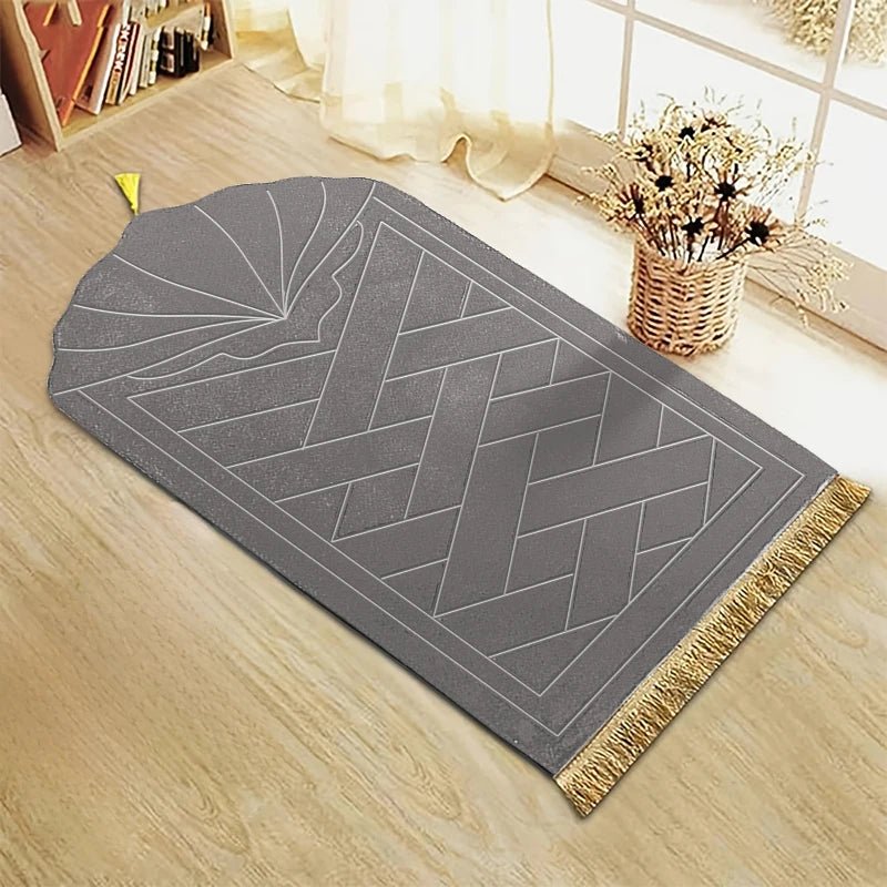 ComfortMat - Thickened Sponge Prayer Mat with Tassels for Home & Travel 7