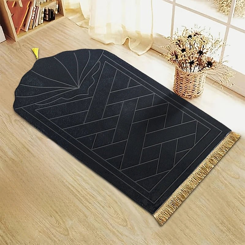 ComfortMat - Thickened Sponge Prayer Mat with Tassels for Home & Travel 0