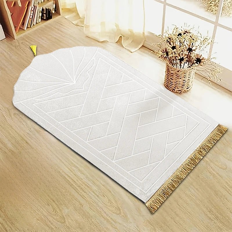 ComfortMat - Thickened Sponge Prayer Mat with Tassels for Home & Travel 9