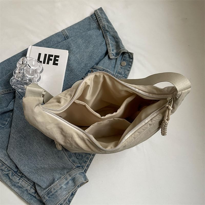 EVERCARRY – Sac à bandoulière en nylon avec compartiments intelligents pour un usage quotidien