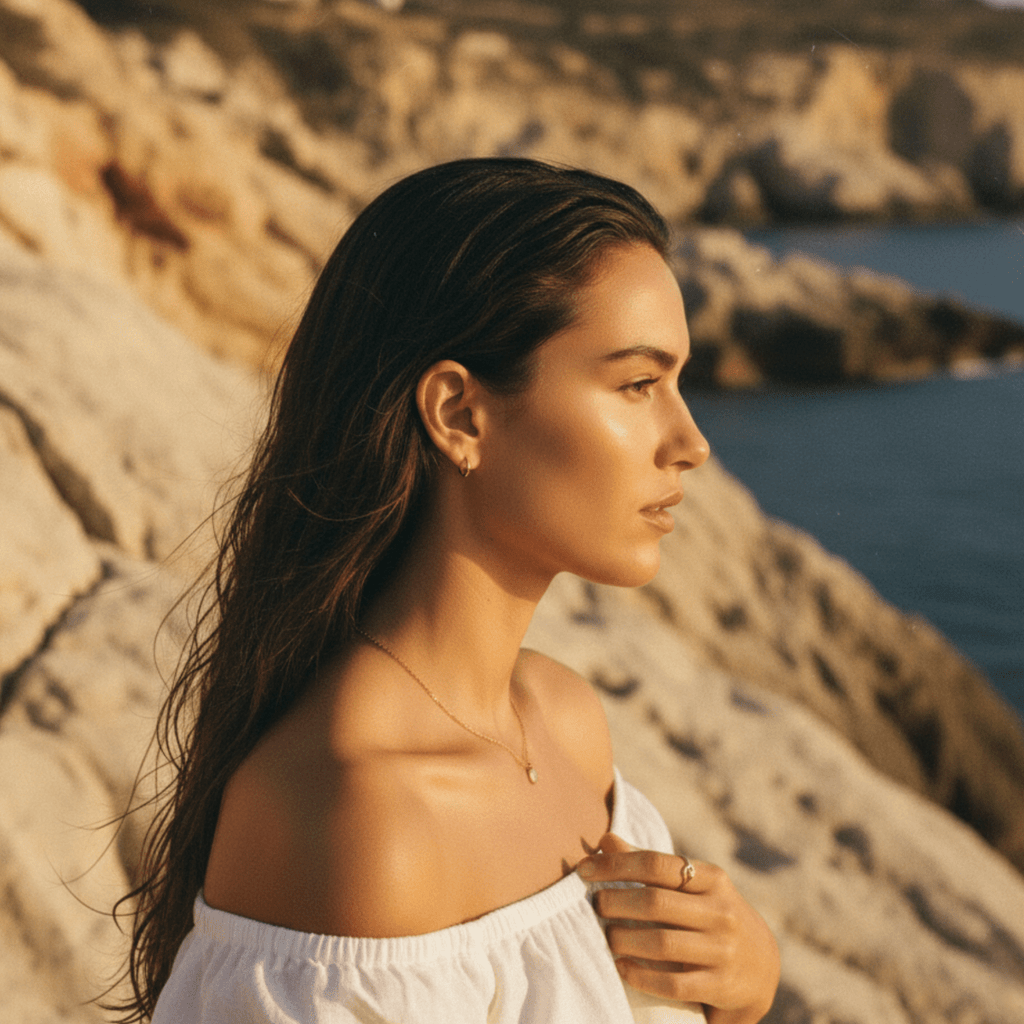Horizon Dainty Silver and Gold Plated Earrings