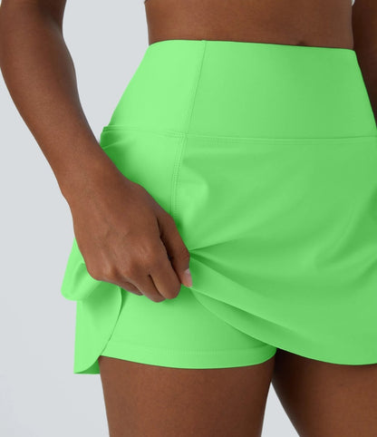 DANCEFLOW Dance Skirt – 2-in-1 Mini with Built-In Shorts & Hidden Pocket
