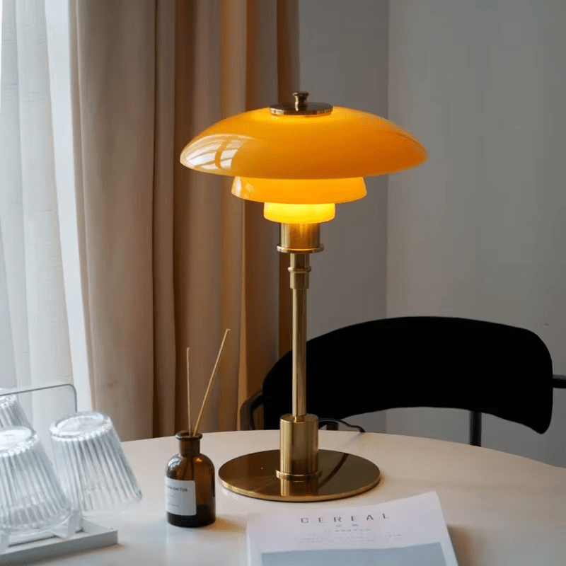 Danish Design Table Lamp-Scandinavian table lamp with dimmable LED light 1