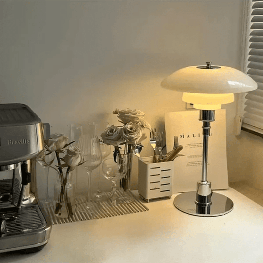 Danish Design Table Lamp-Scandinavian table lamp with dimmable LED light 0