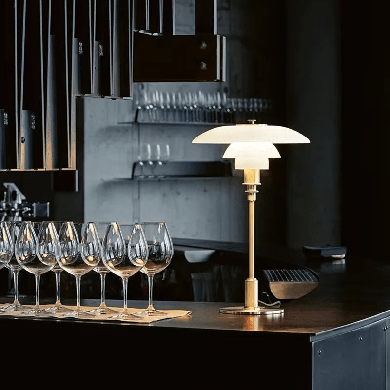 Danish Design Table Lamp-Scandinavian table lamp with dimmable LED light 5