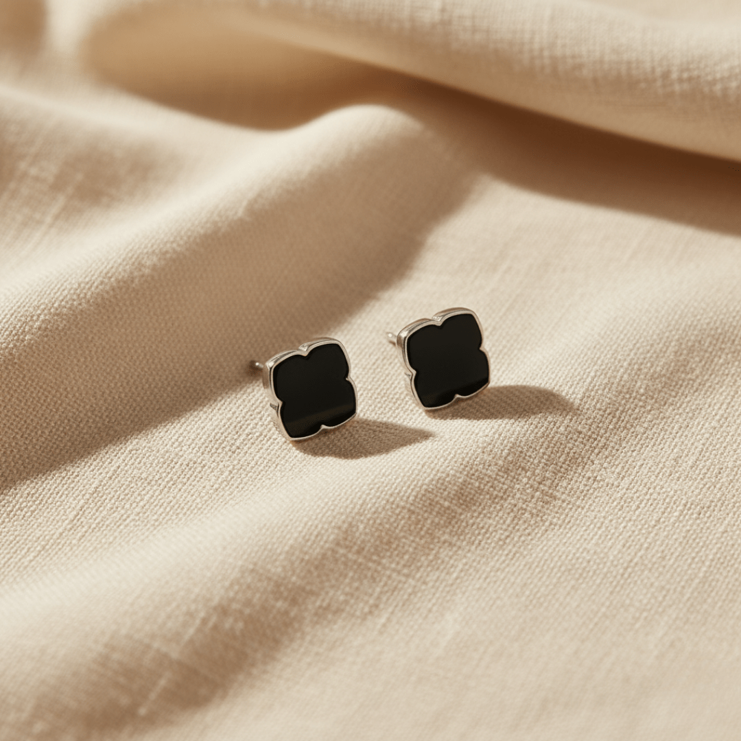 Dawn Shadow gouden zilveren oorbellen