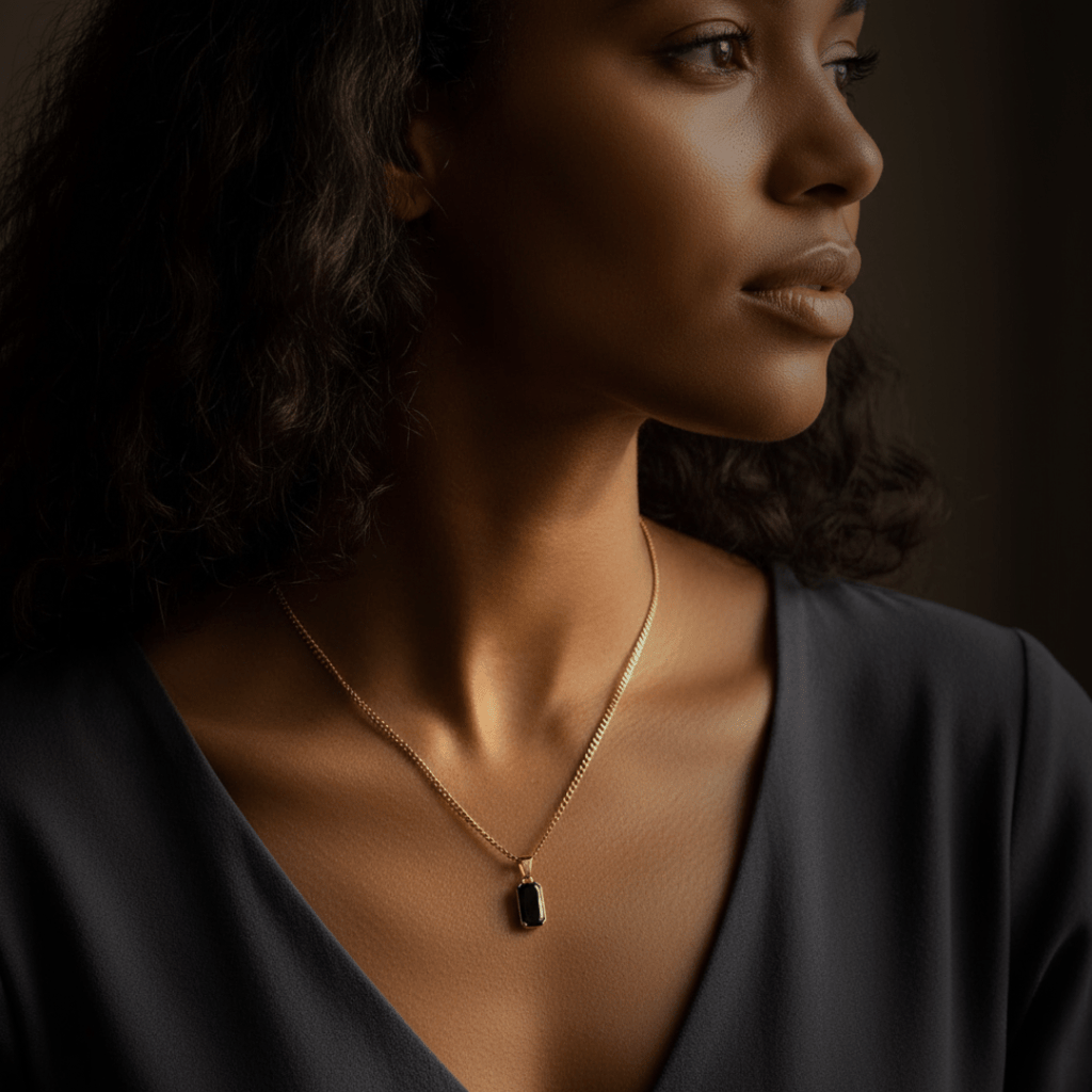 Deep Tide Onyx Hanger Ketting