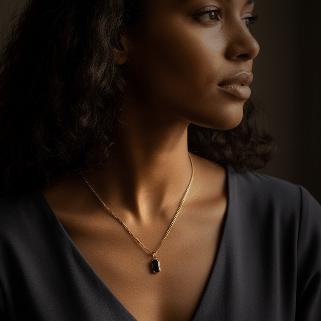 Deep Tide Onyx Hanger Ketting