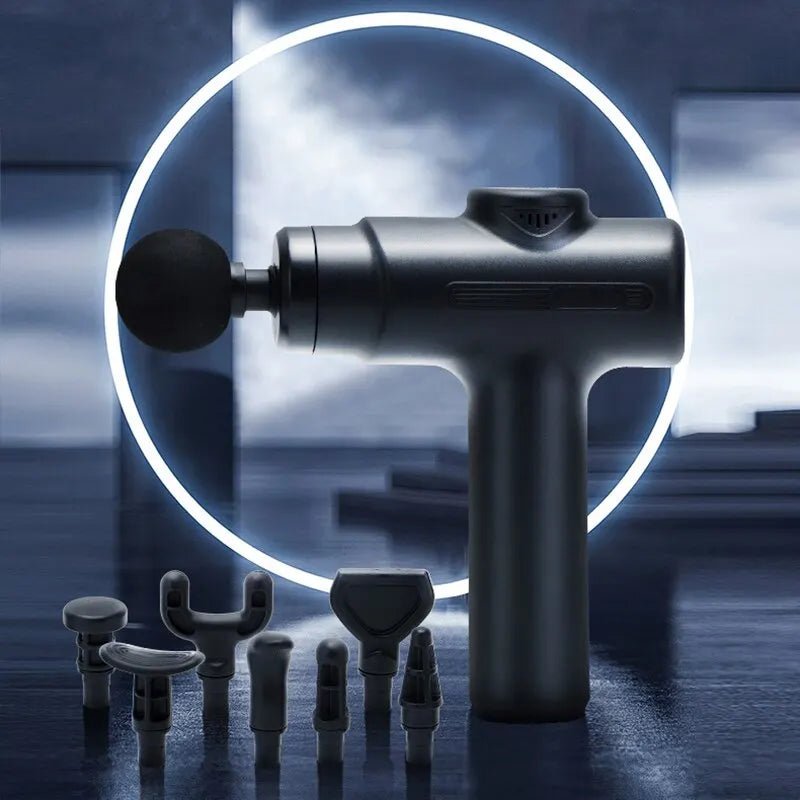 DeepFlex 8 – Pistolet de massage électrique avec 8 embouts pour usage en tissu profond