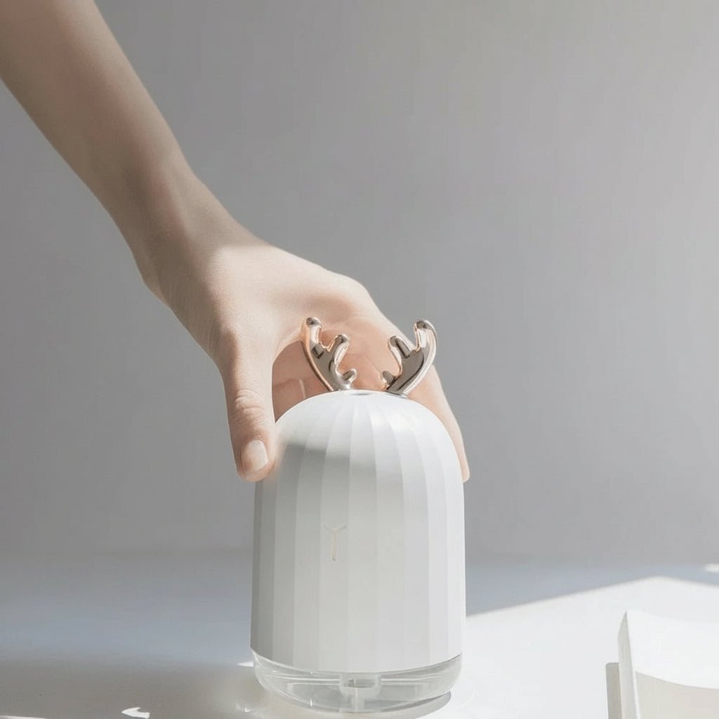 DEERMIST – Mini Deer Humidifier, Ultra Quiet with Color LED Lights & Automatic Shutdown 4