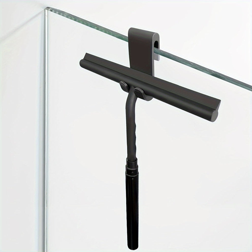 Deluxe Shower Squeegee - Telescopic shower wiper for glass and soil without bending down 2