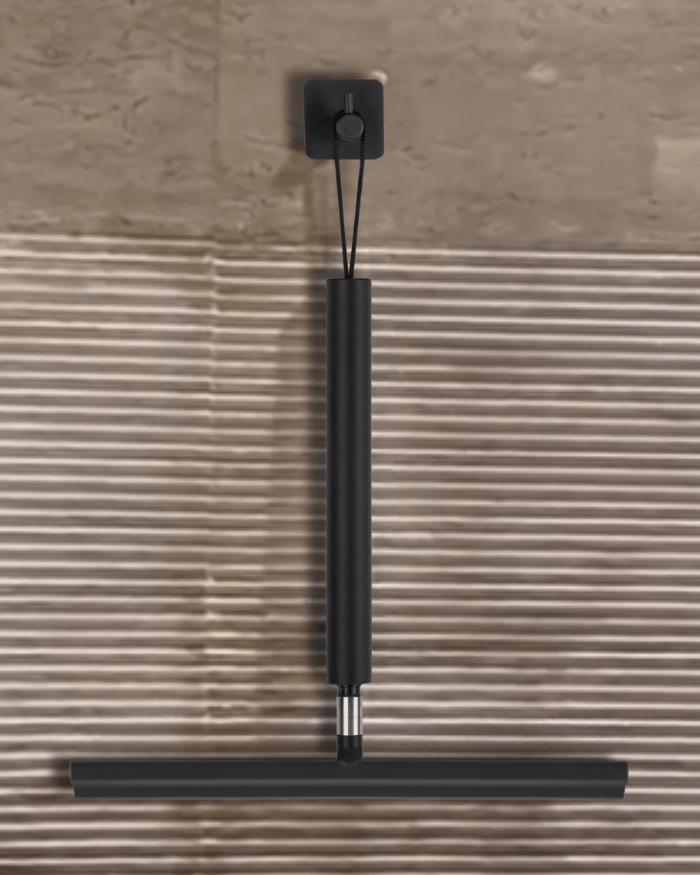 Deluxe Shower Squeegee - Telescopic shower wiper for glass and soil without bending down 6