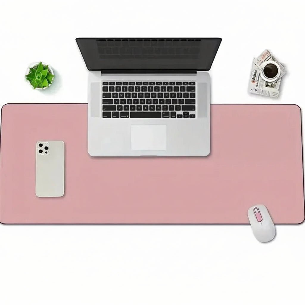 DESKELITE – Premium PU Leather Desk Mat Waterproof Desk Pad with Non-Slip Backing 8