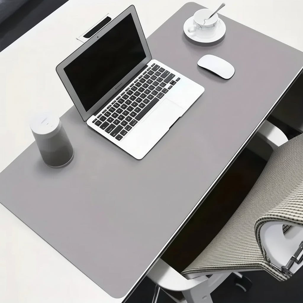 DESKELITE – Premium PU Leather Desk Mat Waterproof Desk Pad with Non-Slip Backing 7