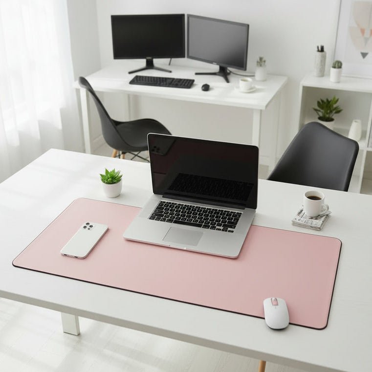 DESKELITE – Premium PU Leather Desk Mat Waterproof Desk Pad with Non-Slip Backing 0