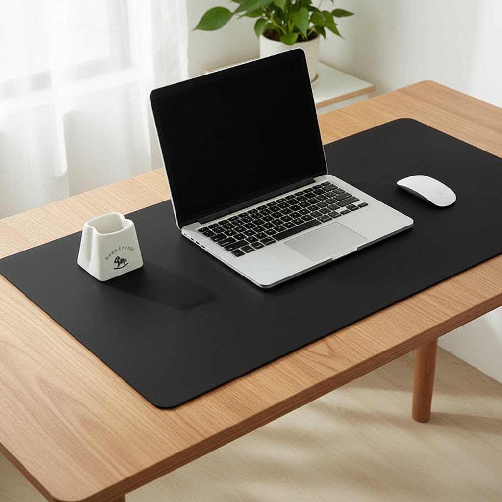 DESKELITE – Premium PU Leather Desk Mat Waterproof Desk Pad with Non-Slip Backing 1