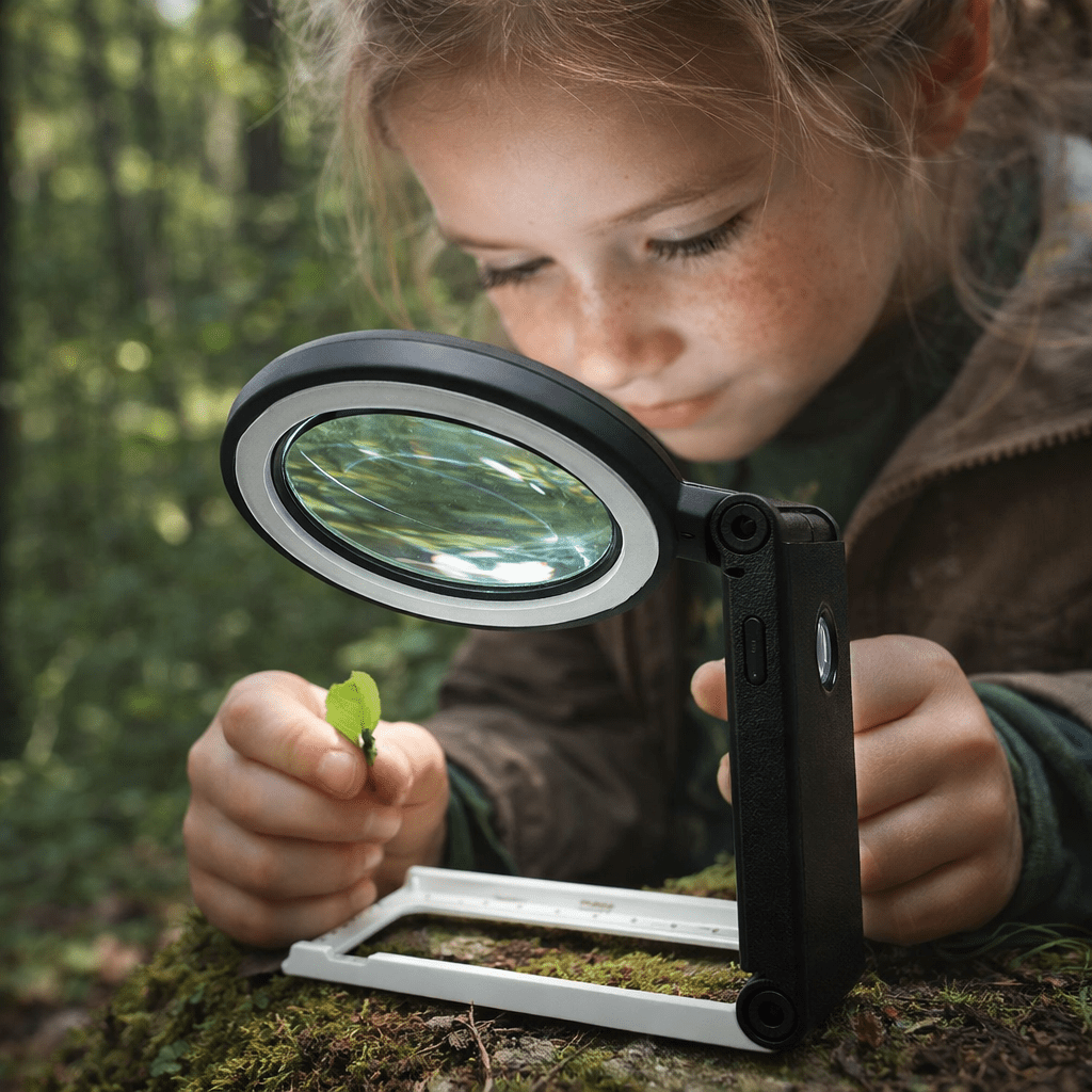 DETAILMAX High-Power Foldable Magnifying Glass with 10X and 30X ...