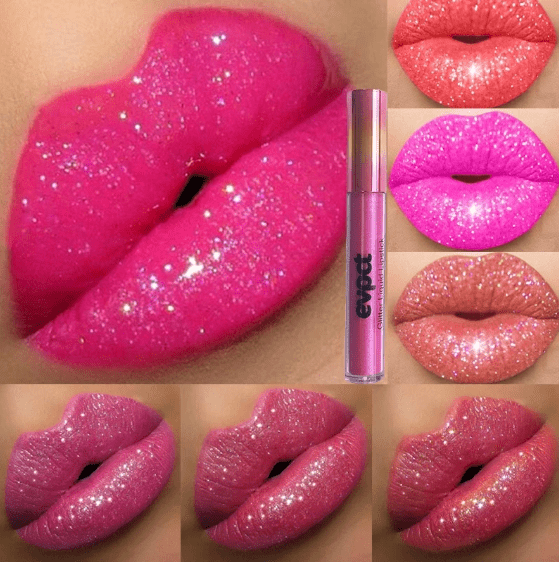  Diamond lip - waterproof lipstick with intensive shine and glitter-4