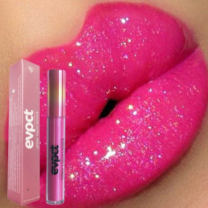  Diamond lip - waterproof lipstick with intensive shine and glitter-3