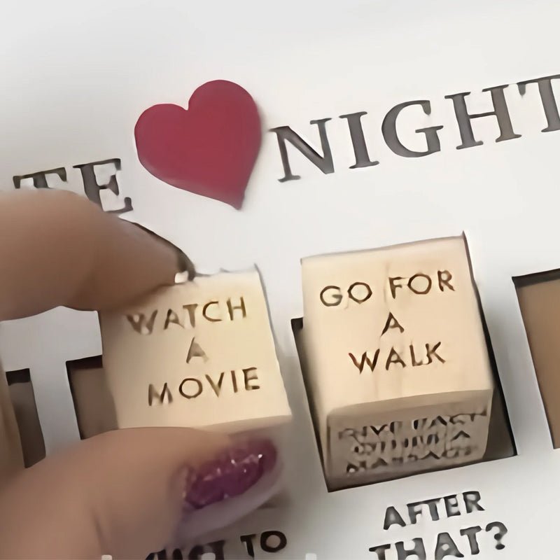 AmoréLuxe Date Night Dobbelstenen | Leuk dobbelspel voor koppels en romantische avonden