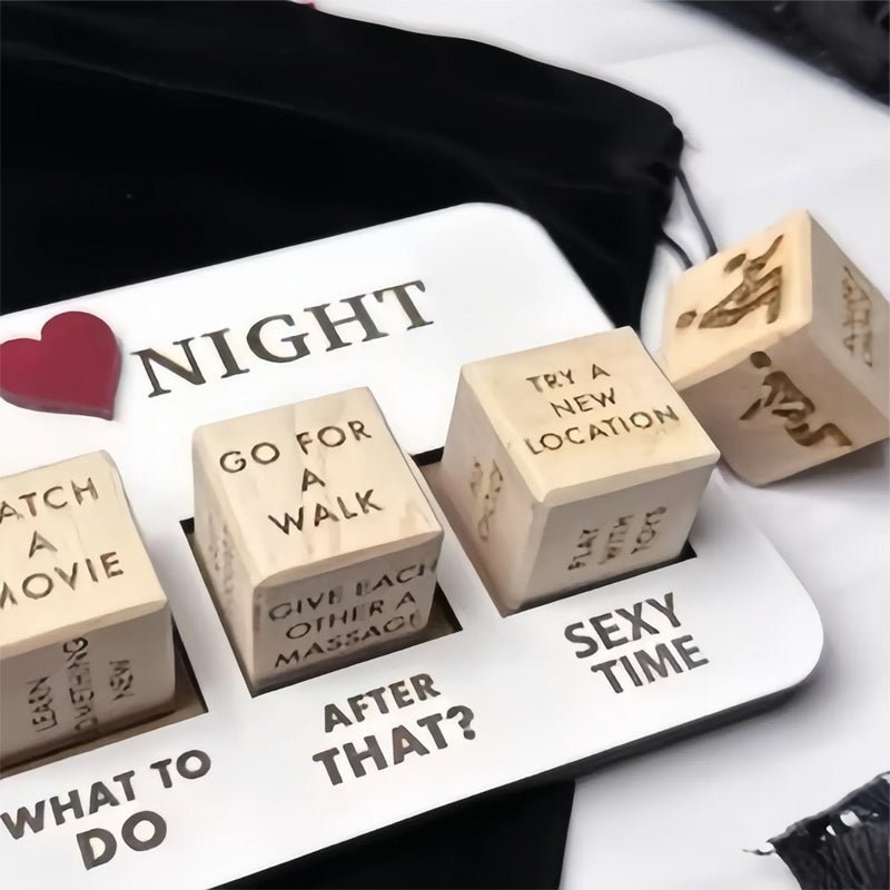 AmoréLuxe Date Night Dobbelstenen | Leuk dobbelspel voor koppels en romantische avonden